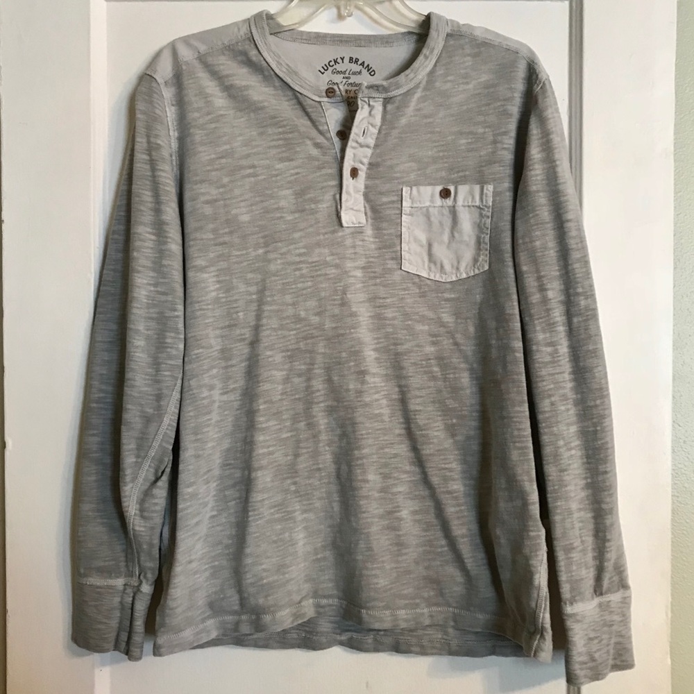 Lucky Brand Long Sleeve Henley